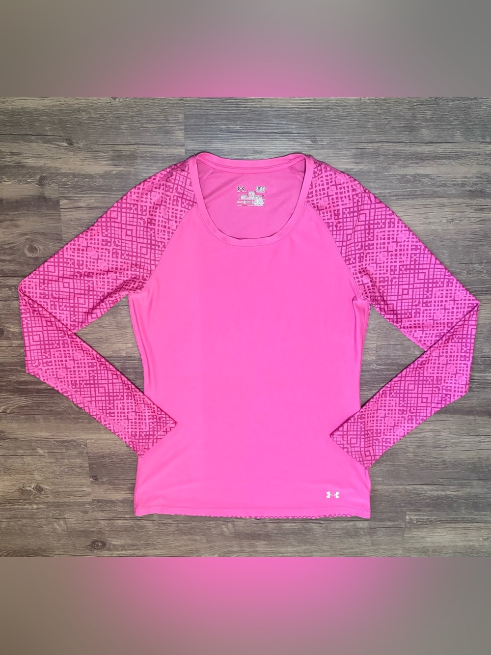 Under Armour Hot Pink Long-Sleeve Women's Performance Tee